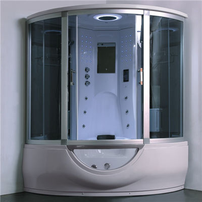 Banheira luxuosa do chuveiro do vapor combinado com cuba dos termas, unidades home do chuveiro do vapor fornecedor