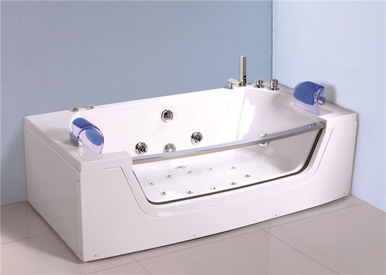 Banheira do redemoinho do Jacuzzi de Retangle autônoma com os 10 jatos pequenos