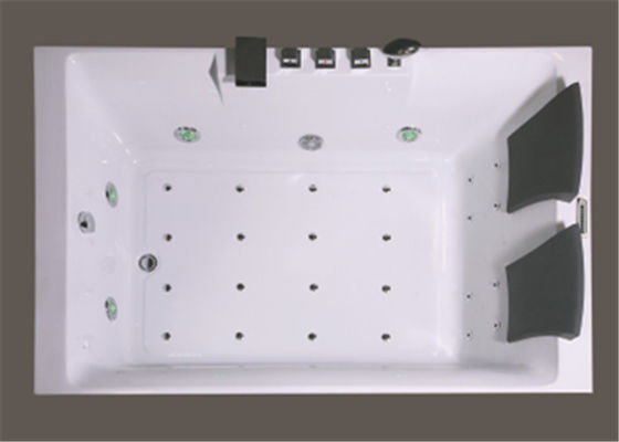 Banheiras autônomas quadradas do redemoinho, cubas do jato do redemoinho para banheiros pequenos fornecedor