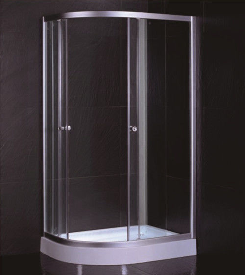 Economia de canto quadro do espaço do compartimento do chuveiro do chuveiro da forma do setor de D cabine de vidro