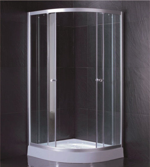 Cancele a cabine de vidro moderada do chuveiro com as 2 2 deslizante portas do painel fixado e