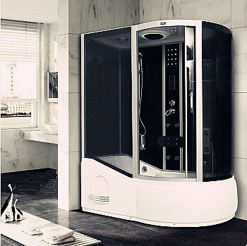 Combinação removível do chuveiro do vapor do banho do redemoinho de 67 polegadas com o sistema de sução da segurança