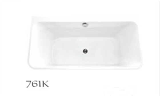 Banho autônomo pequeno contemporâneo 1500 da banheira autônoma do quadrado da resina acrílica fornecedor